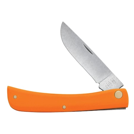 Case Cutlery Knife, Smooth Syn Orange Sod Buster Jr 80502